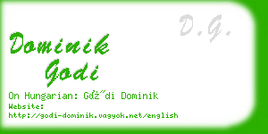 dominik godi business card